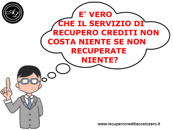 recupero crediti a costo zero